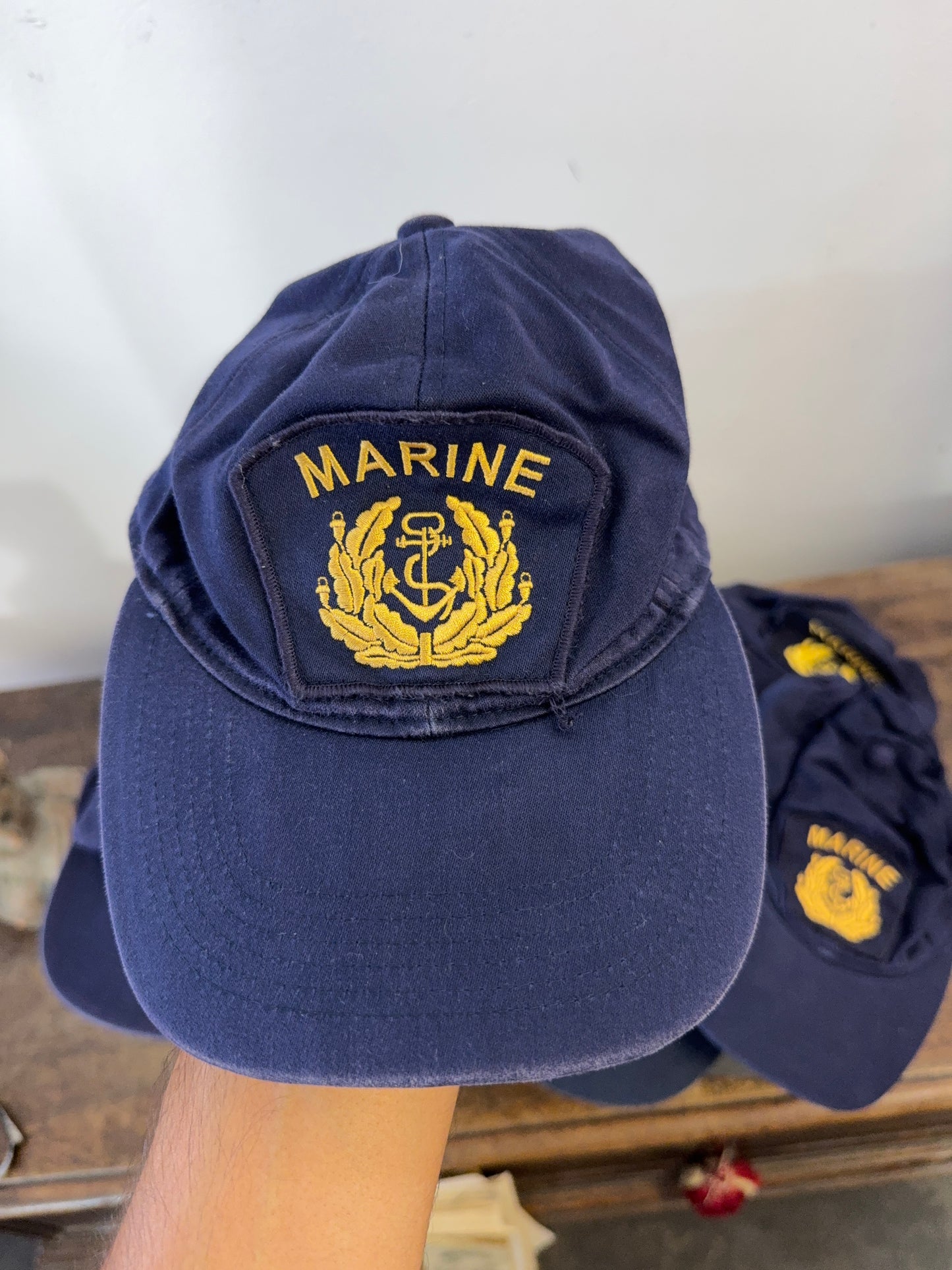 Vintage German Navy Hat “56,57, 64 cm”