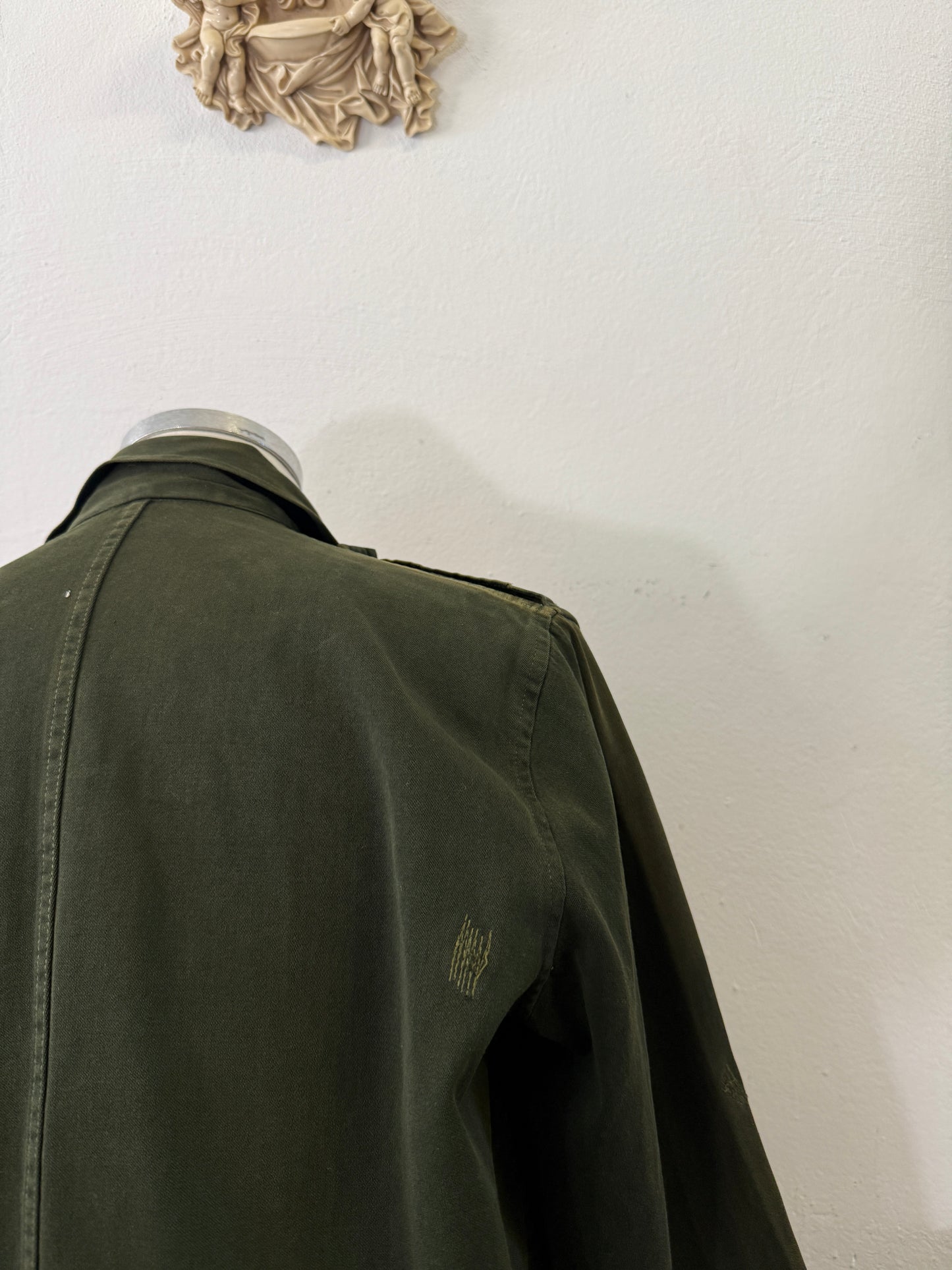Vintage 80’s Faded Hungarian Army Shirt “S”