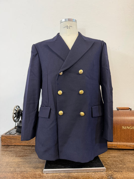 Vintage 00’s Italian Navy Double Breasted Jacket “L”