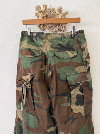 Vintage Woodland Cargo Pants M65 Us Army “W31”