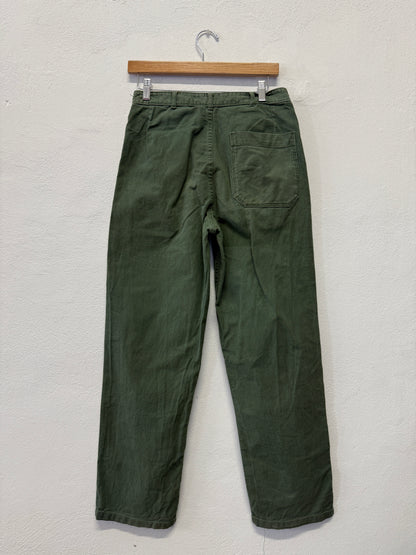 Vintage Swedish Army Fatigue Pants “W28”