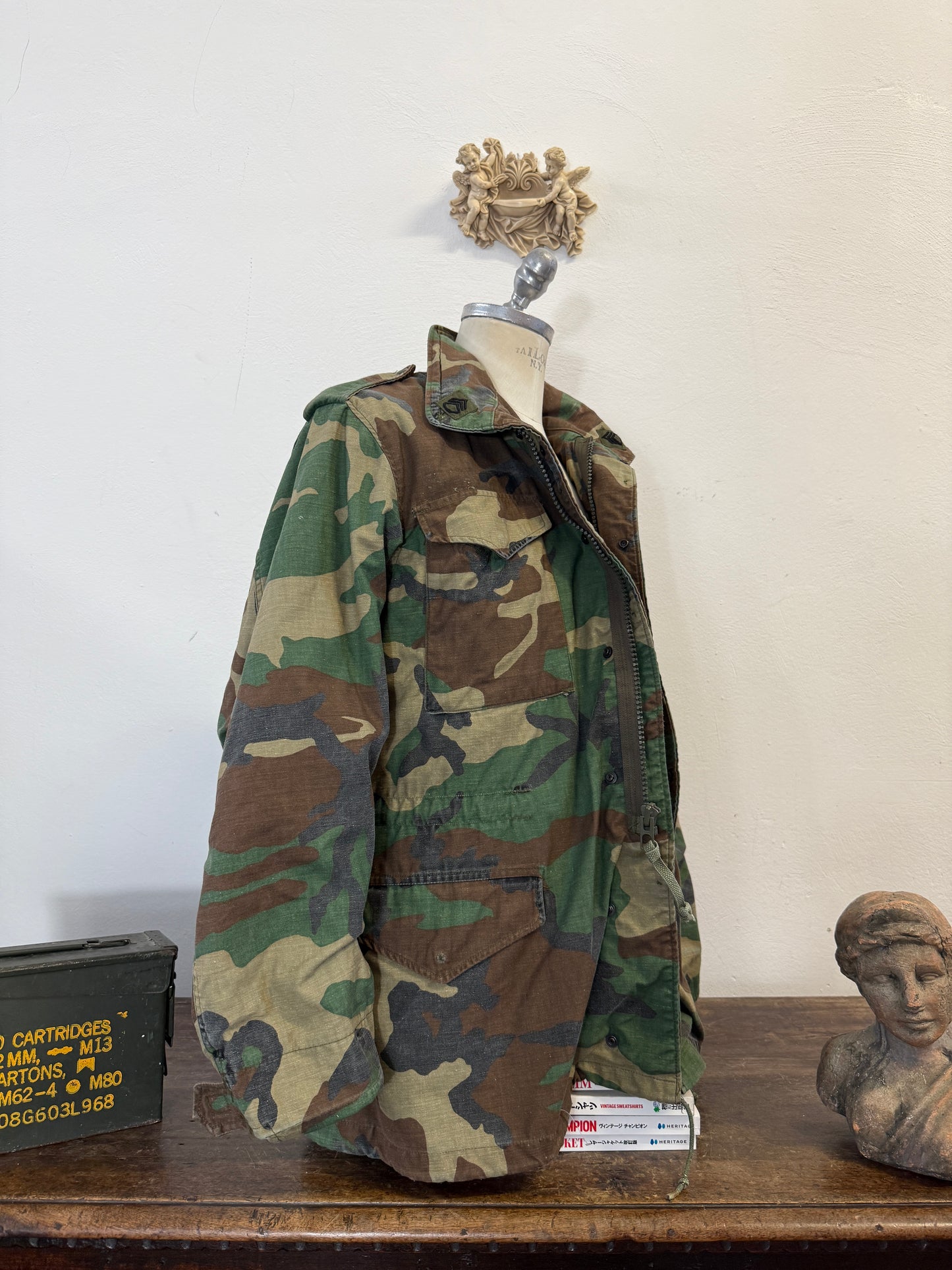 Vintage Woodland Field Jacket M65 Us Army “L/XL”