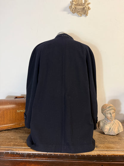 Vintage Raglan Wool Burberry Coat “L”