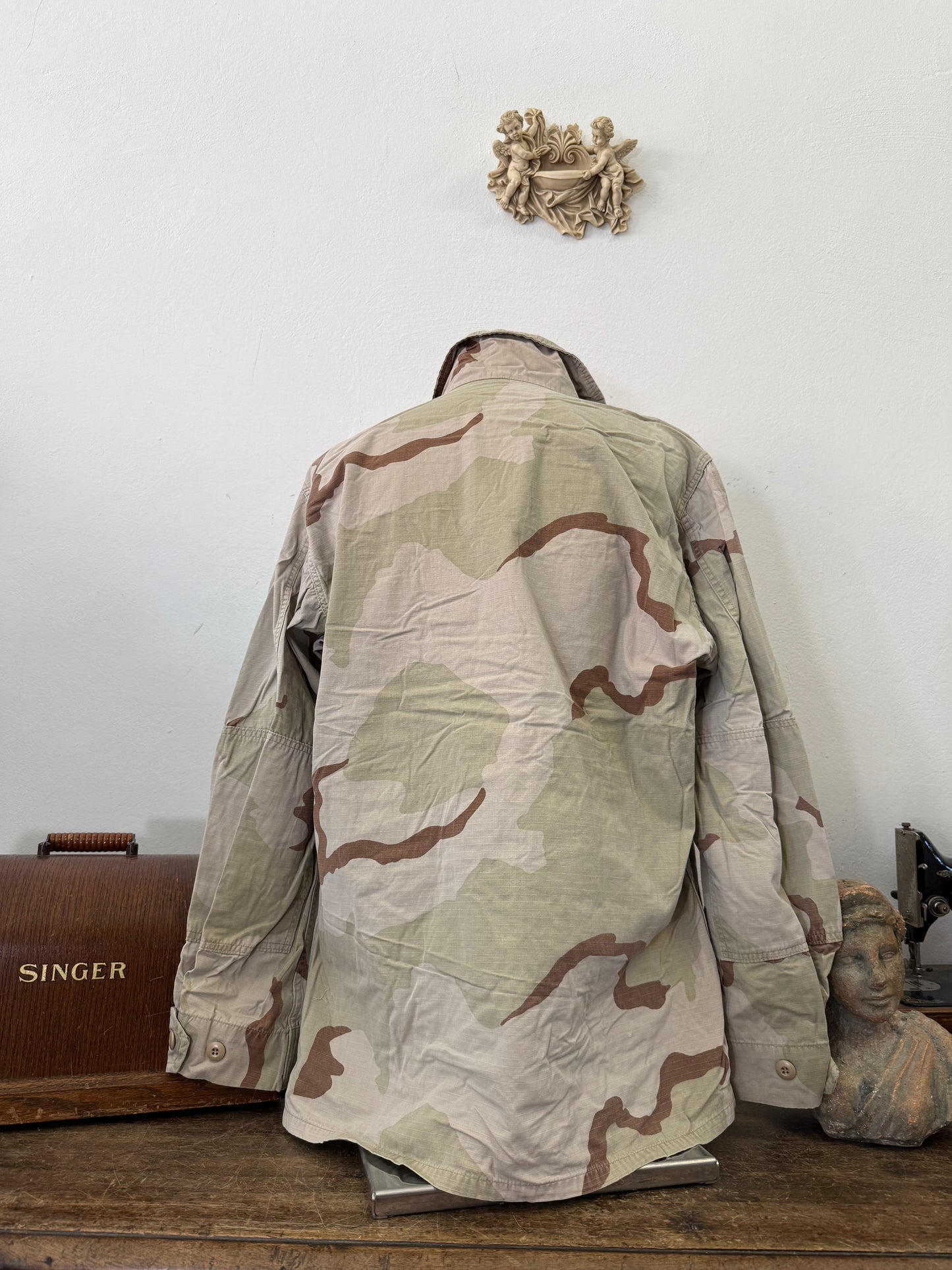 Vintage BDU Camo Jacket Ripstop US Army – XL
