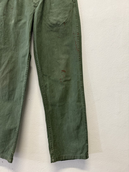 Vintage Swedish Army Fatigue Pants “W28”