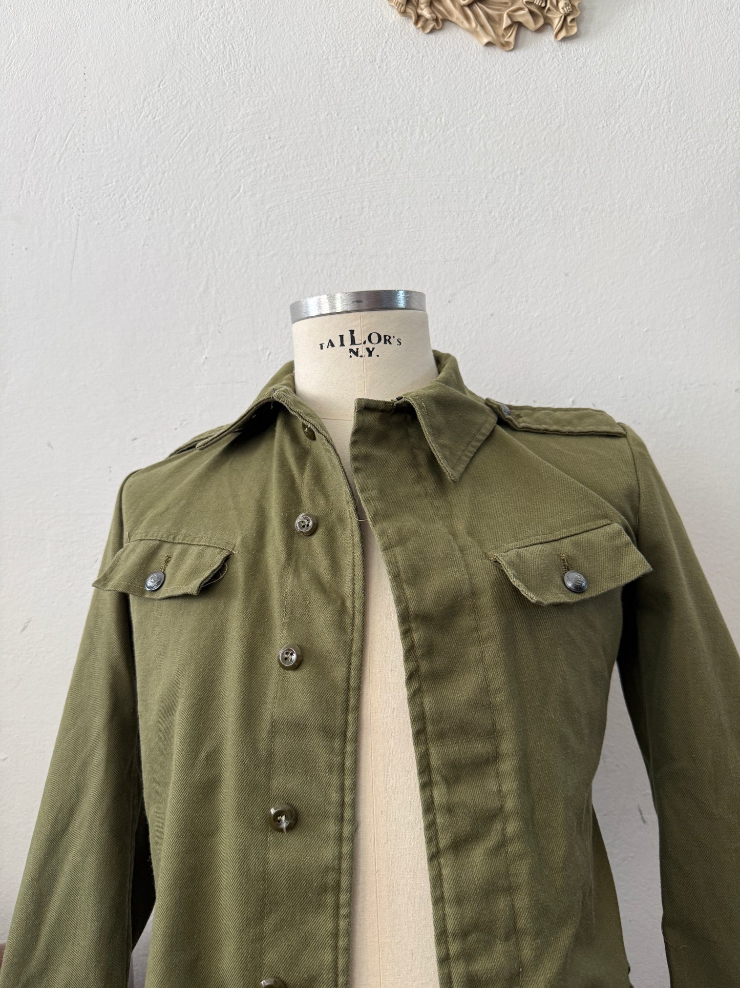 Vintage Hungarian Army Jacket “XS”