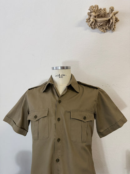 Vintage 80’s Italian Army Shirt “S/M”