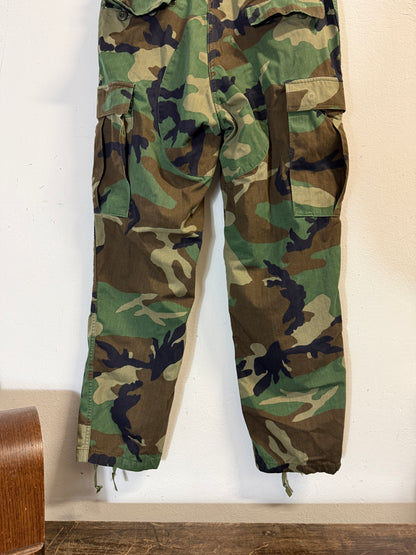 Vintage Woodland Camo Cargo Pants Us Army “W33”
