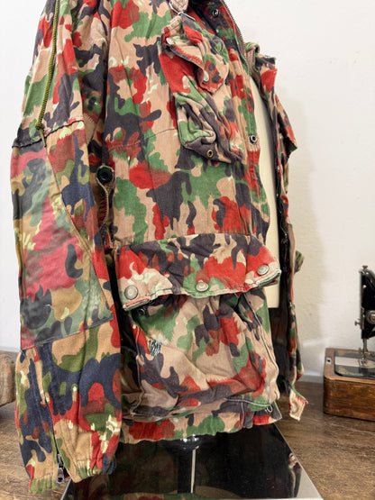 Vintage Swiss Army Camo Jacket M70 “XL”