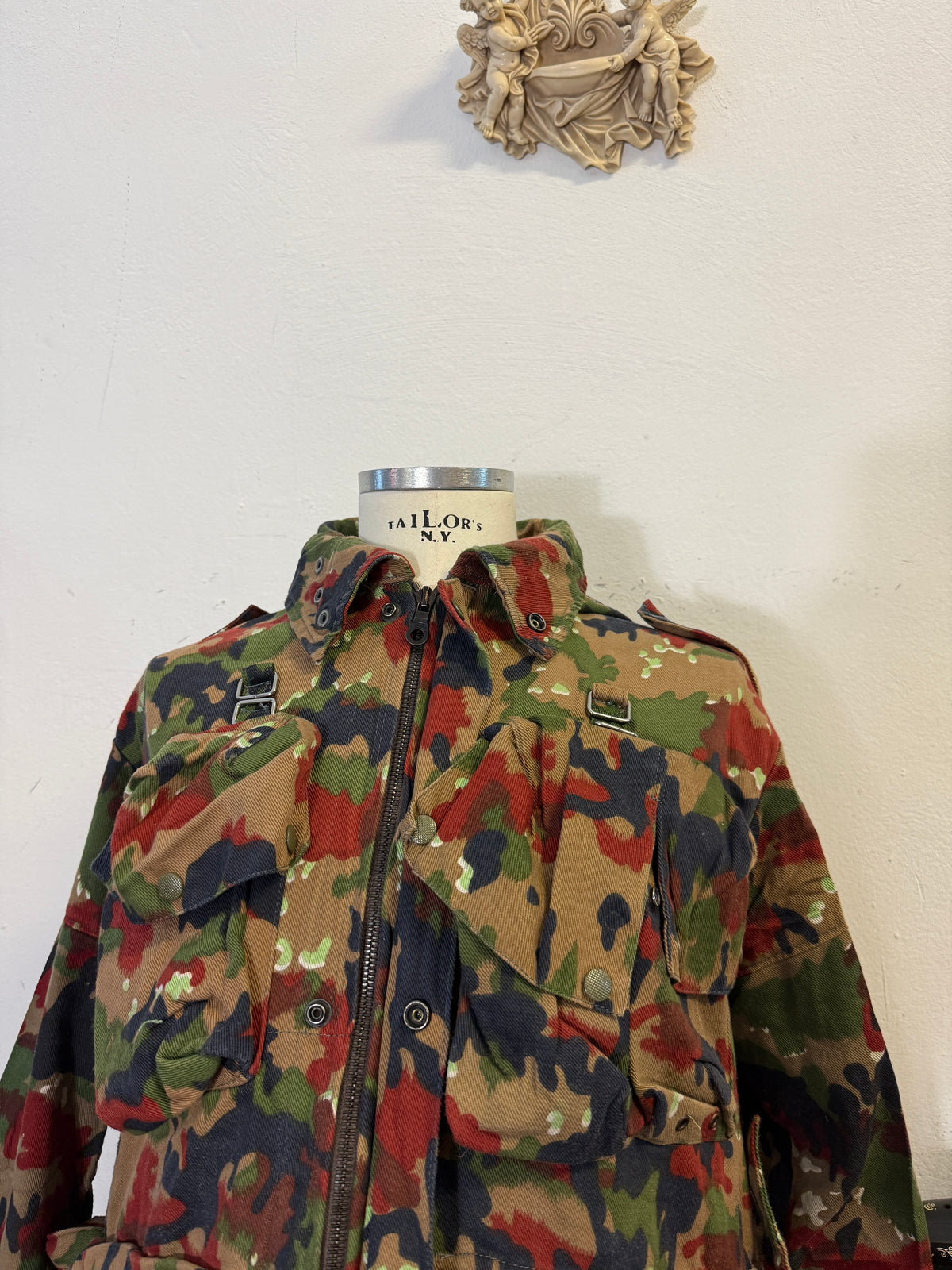 Vintage Swiss Army Camo Jacket M70 “L/XL”