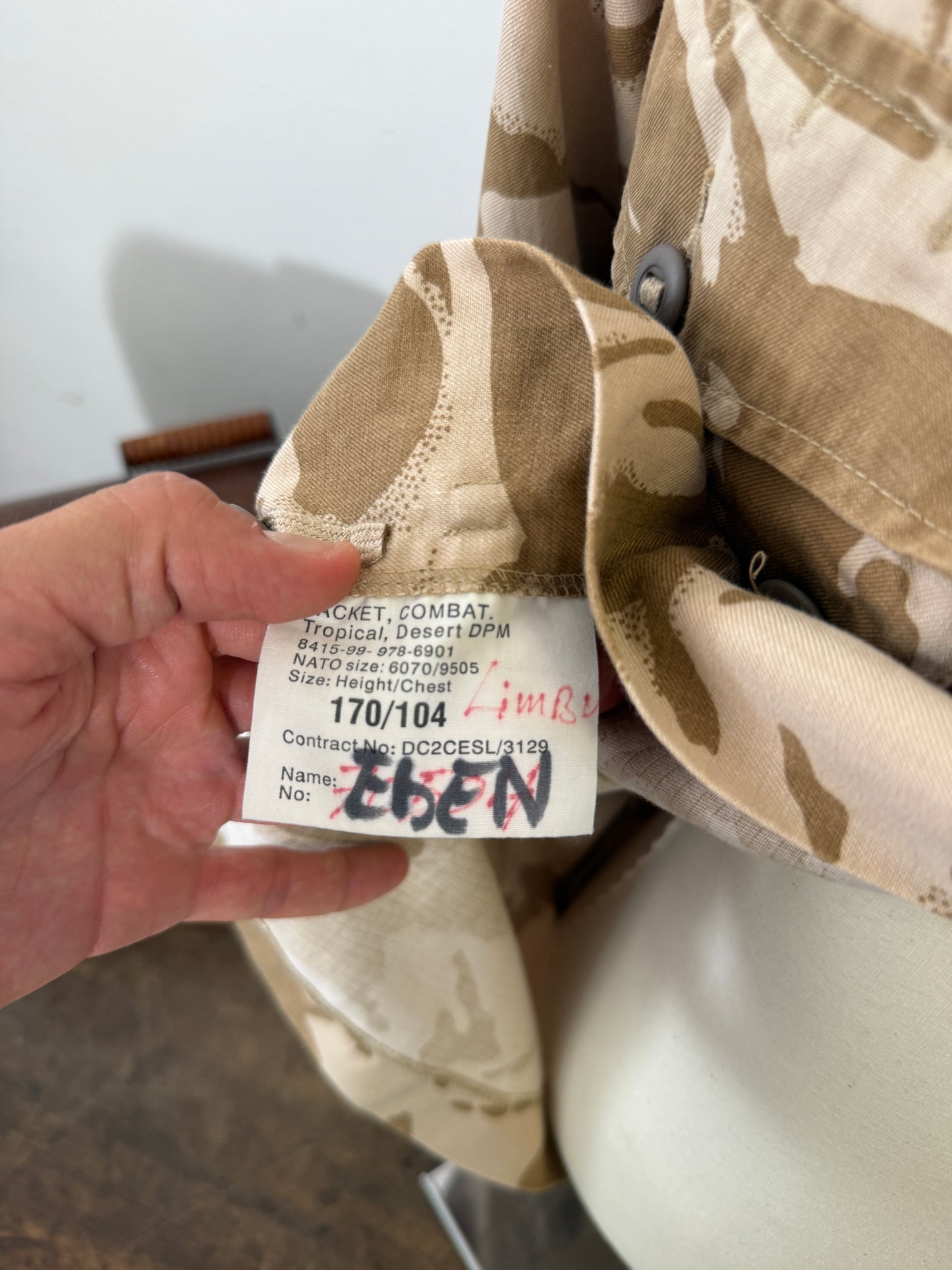 Vintage British Army Dpm Jacket “M”