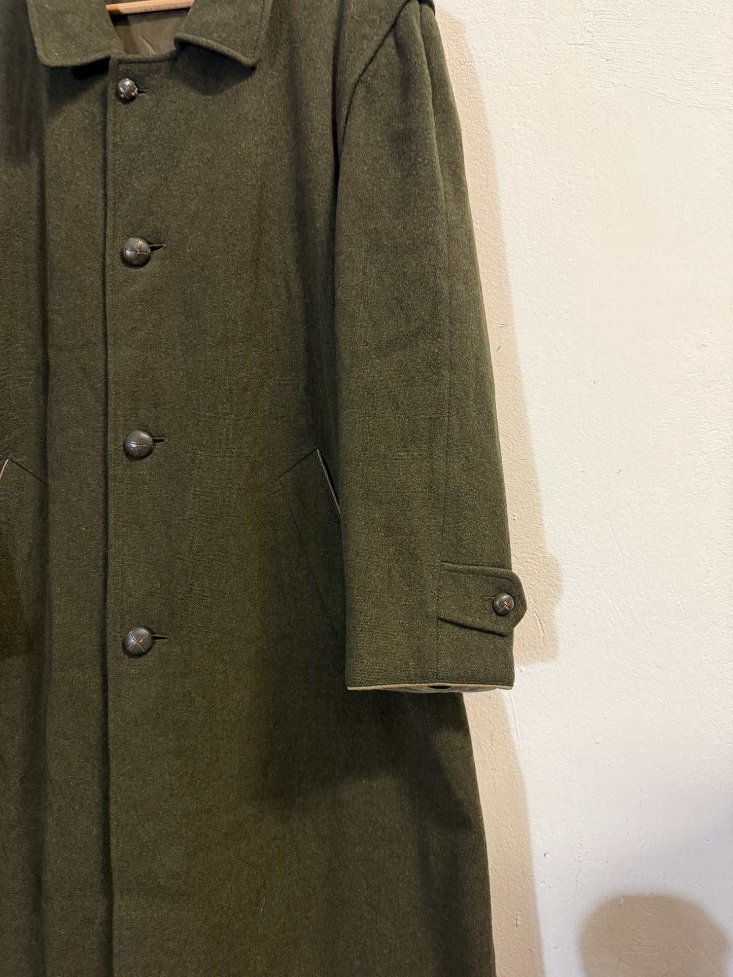 Vintage 80’s Loden Coat “L”