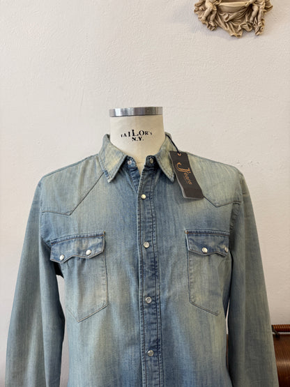 Western “Jeckerson” Denim Shirt - S, M, L