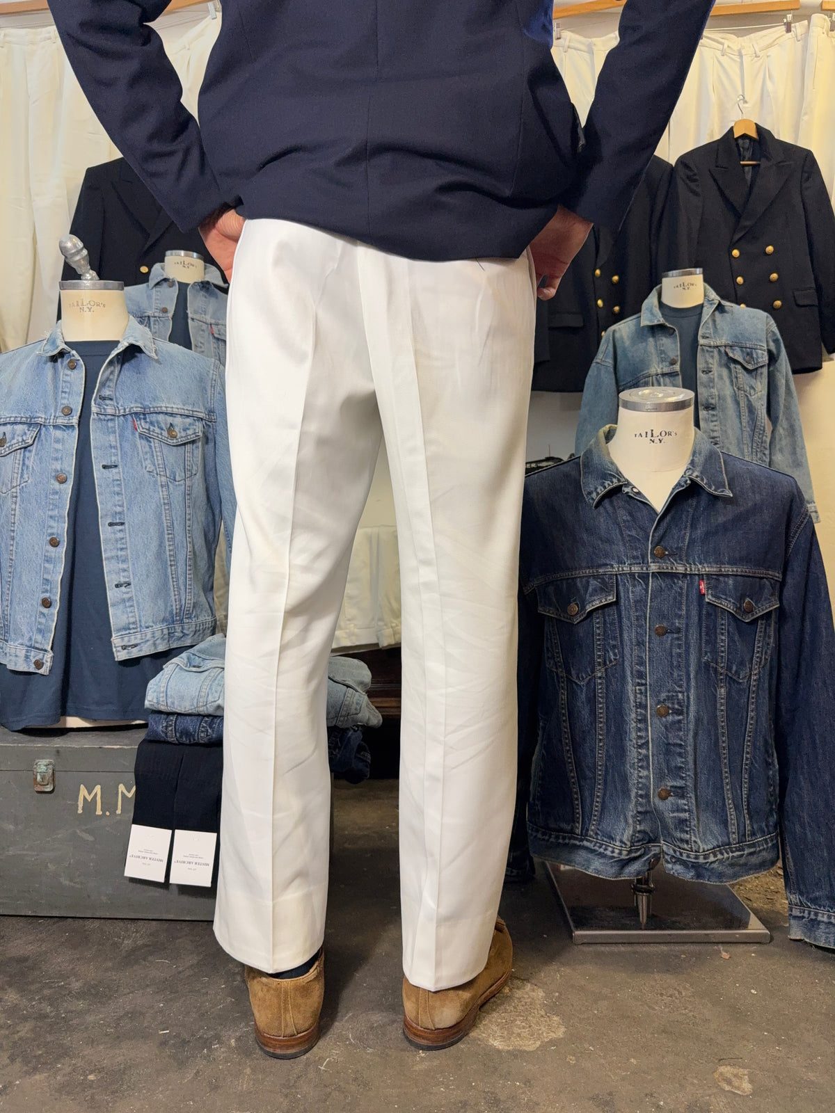 Vintage Italian Navy Chino Pants