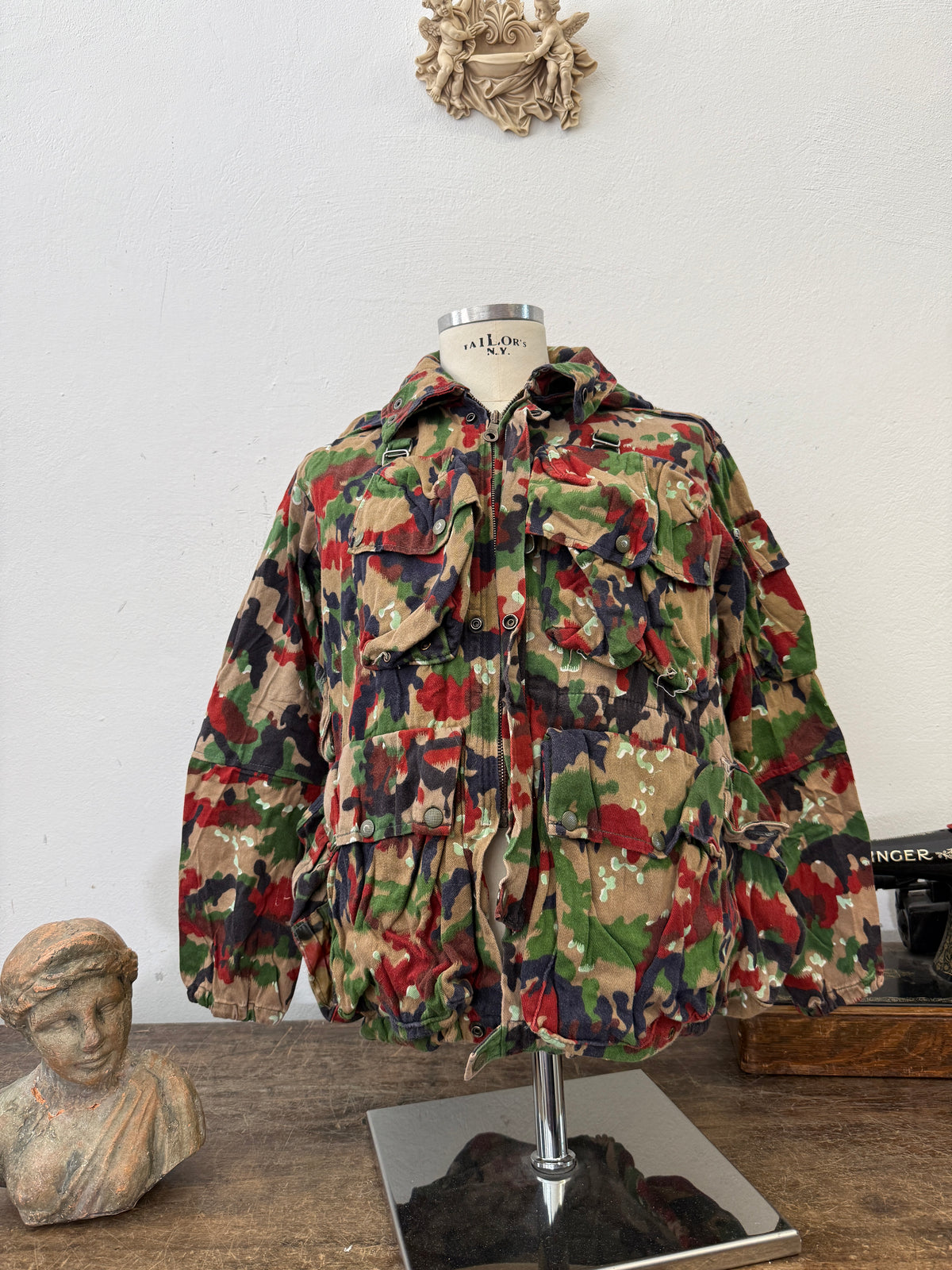 Vintage Swiss Army Camo Jacket M70 “S/M”