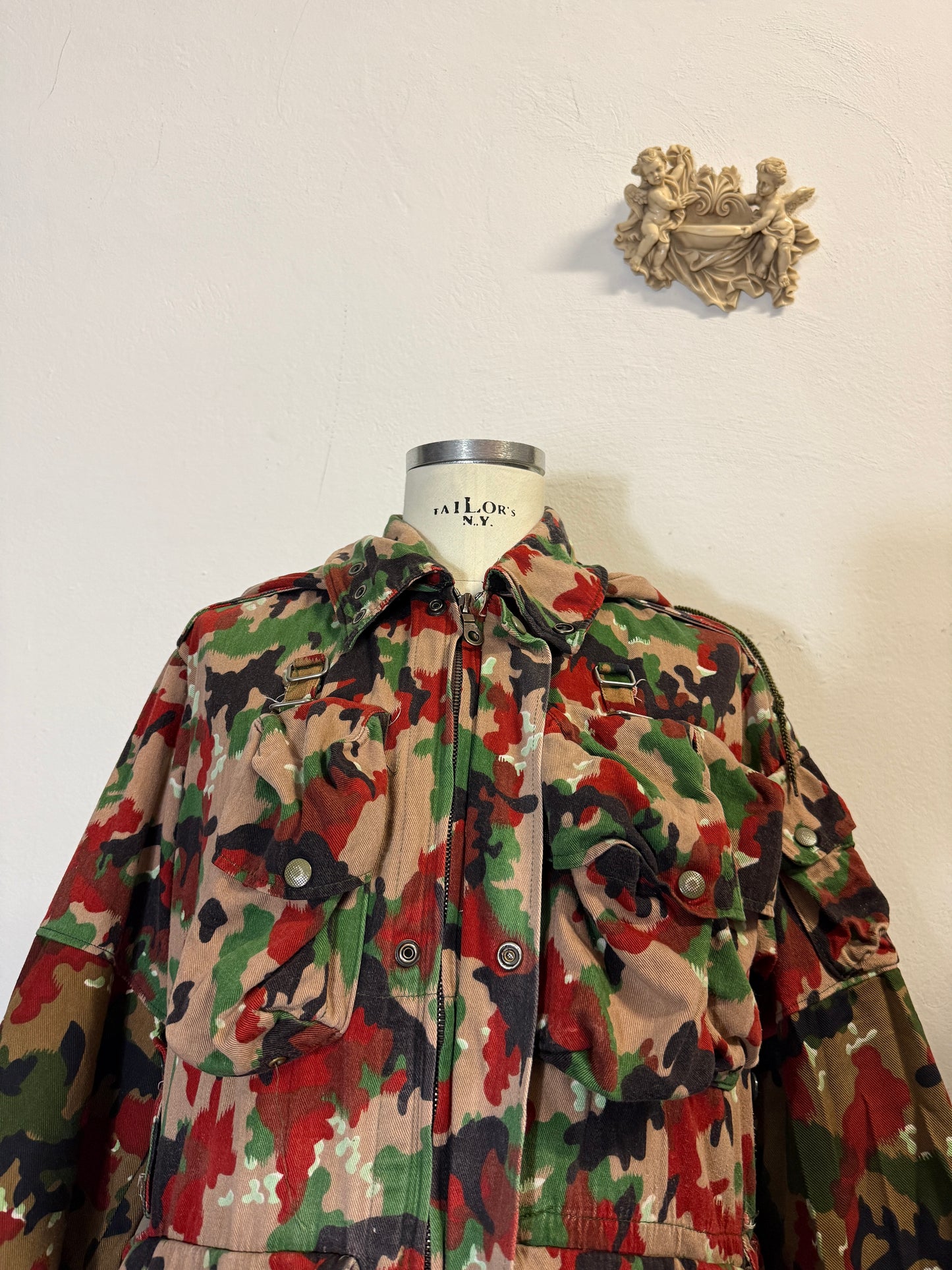 Vintage Swiss Army Camo Jacket M70 “L/XL”