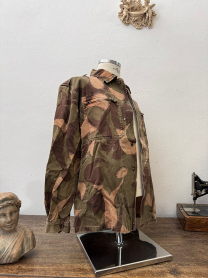 Vintage Distressed Hungarian Army Camo Jacket “M”