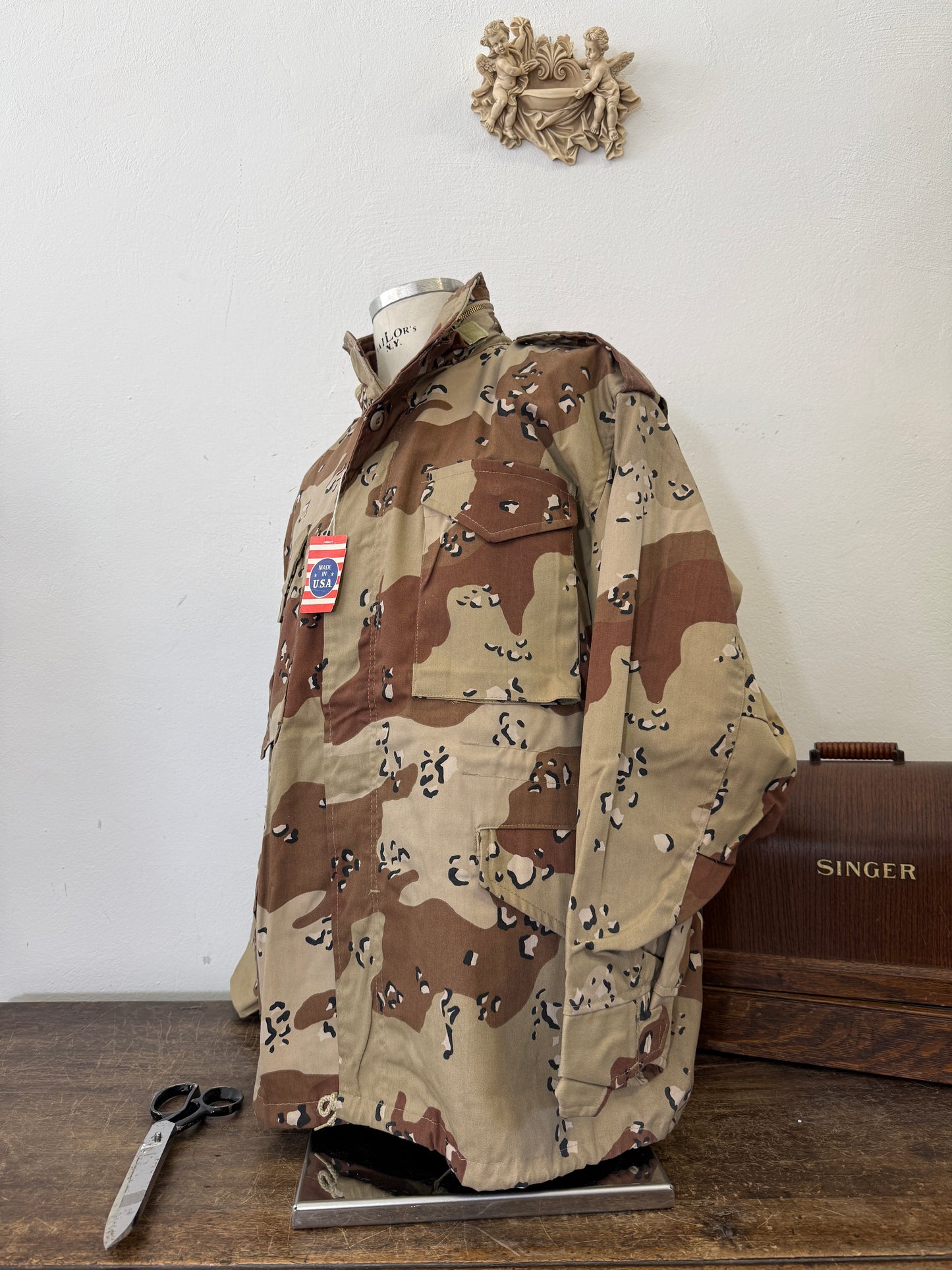 Desert Camo Field Jacket M65 Made in Usa “XL”