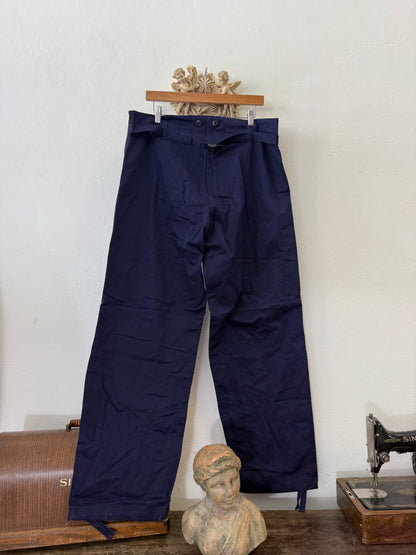 Vintage German Army Work Pants HBT “W36”