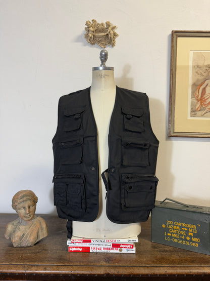 Black Tactical Utility Vest