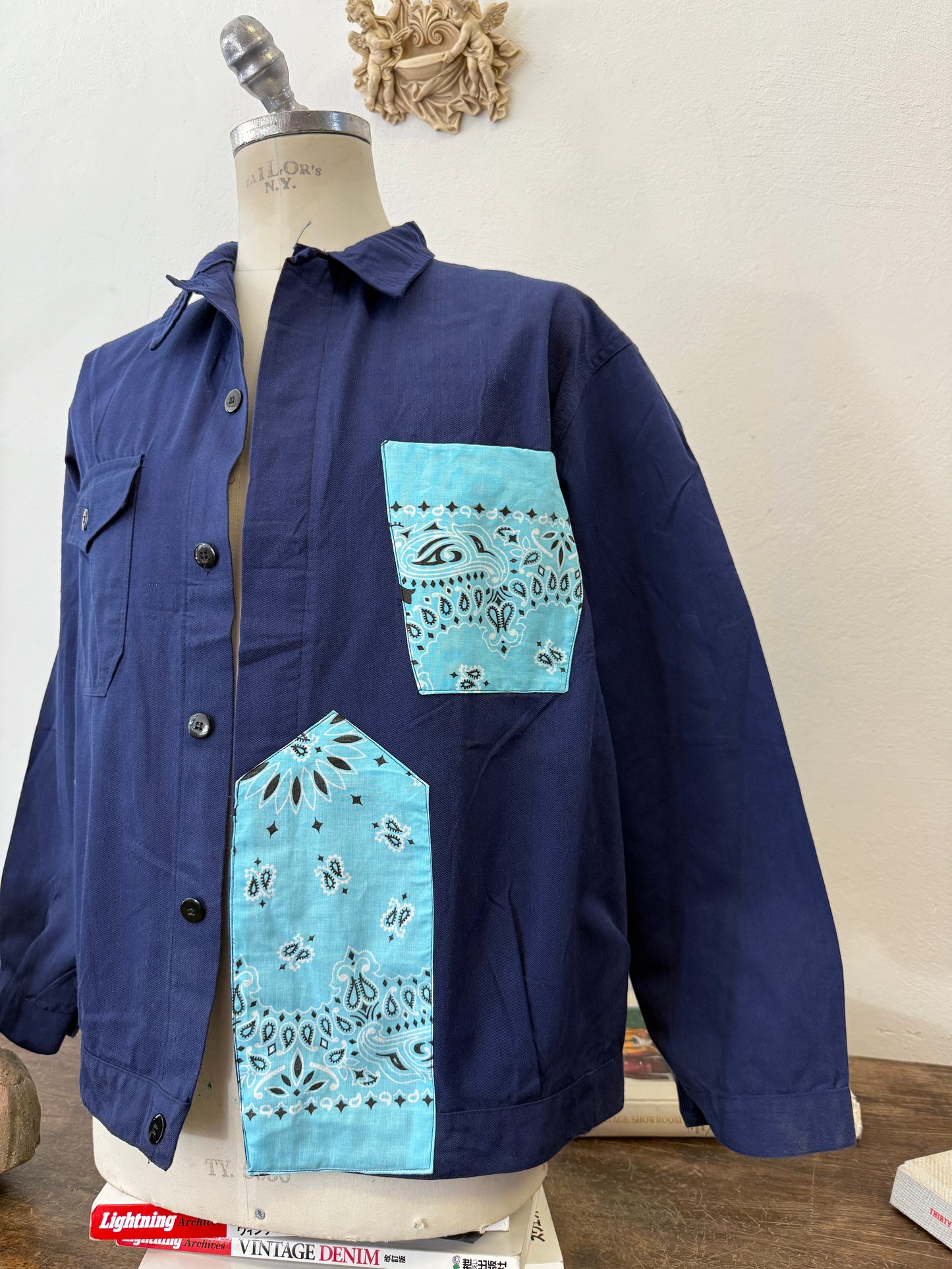 Vintage 90’s Bandana Workwear Jacket “L”
