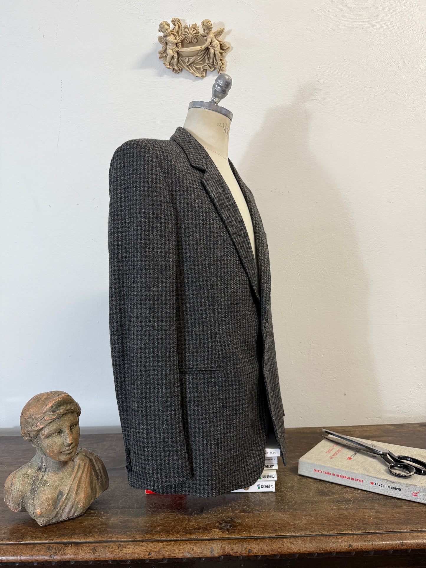 Vintage Blazer Pied de Poule “L”