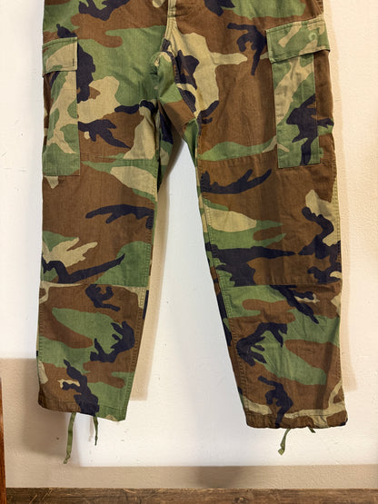 Vintage Woodland Camo Cargo Pants Us Army “W34”