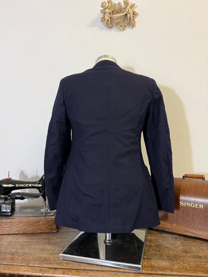 Vintage 90’s Italian Navy Double Breasted Jacket “S”