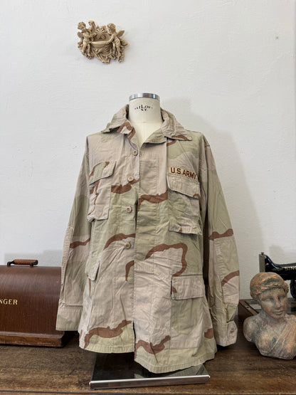 Vintage BDU Camo Jacket Ripstop US Army – XL
