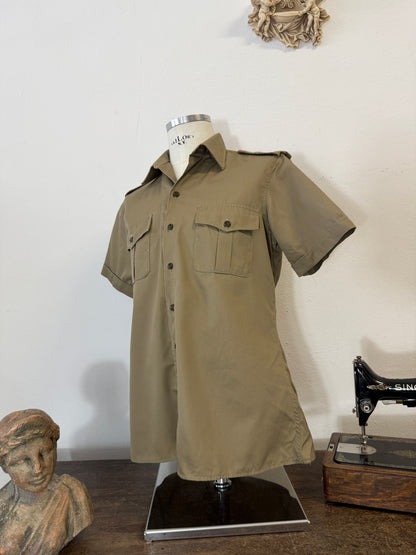 Vintage 80’s Italian Army Shirt “S/M”