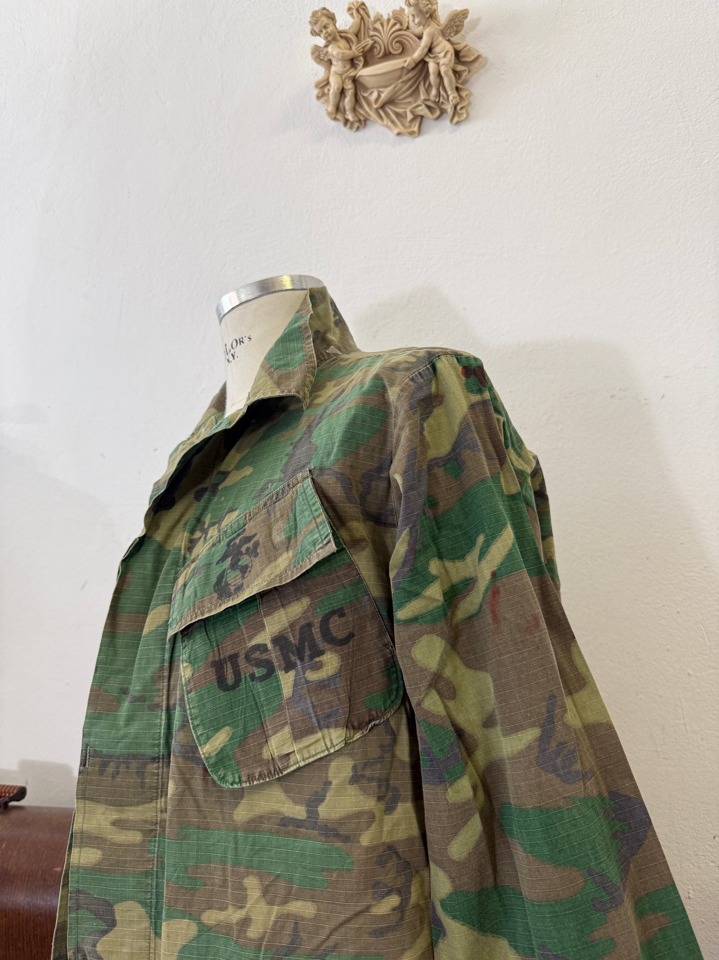 Vintage 70’s Ripstop Jungle Jacket ERDL USMC “M”