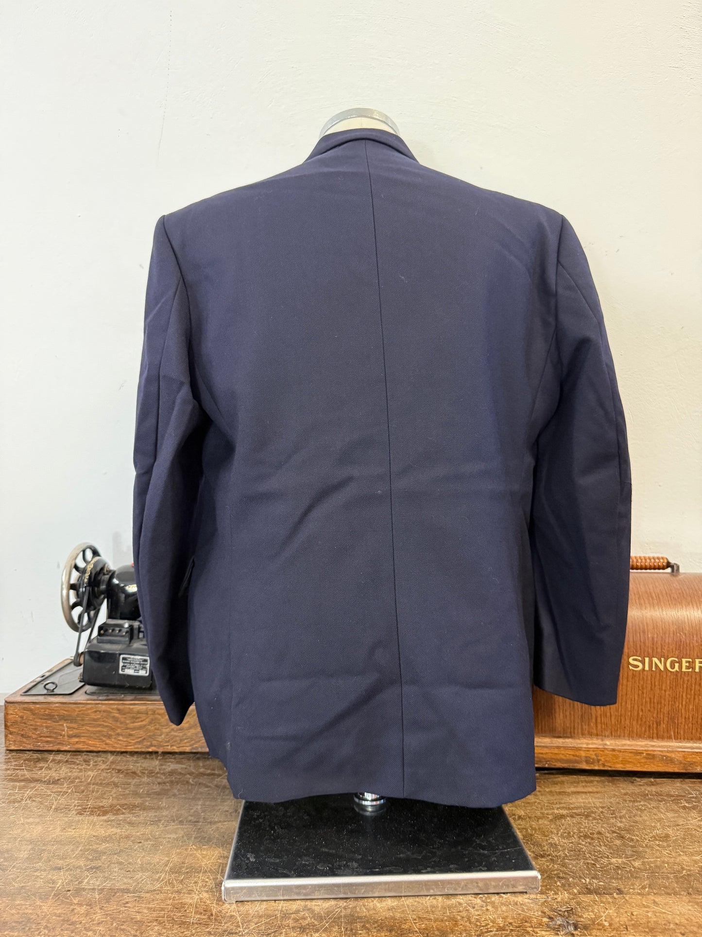 Vintage 00’s Italian Navy Double Breasted Jacket “L”