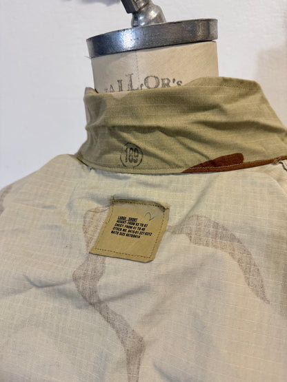 Deadstock BDU Camo Jacket Rip Stop US Army “L/XL”