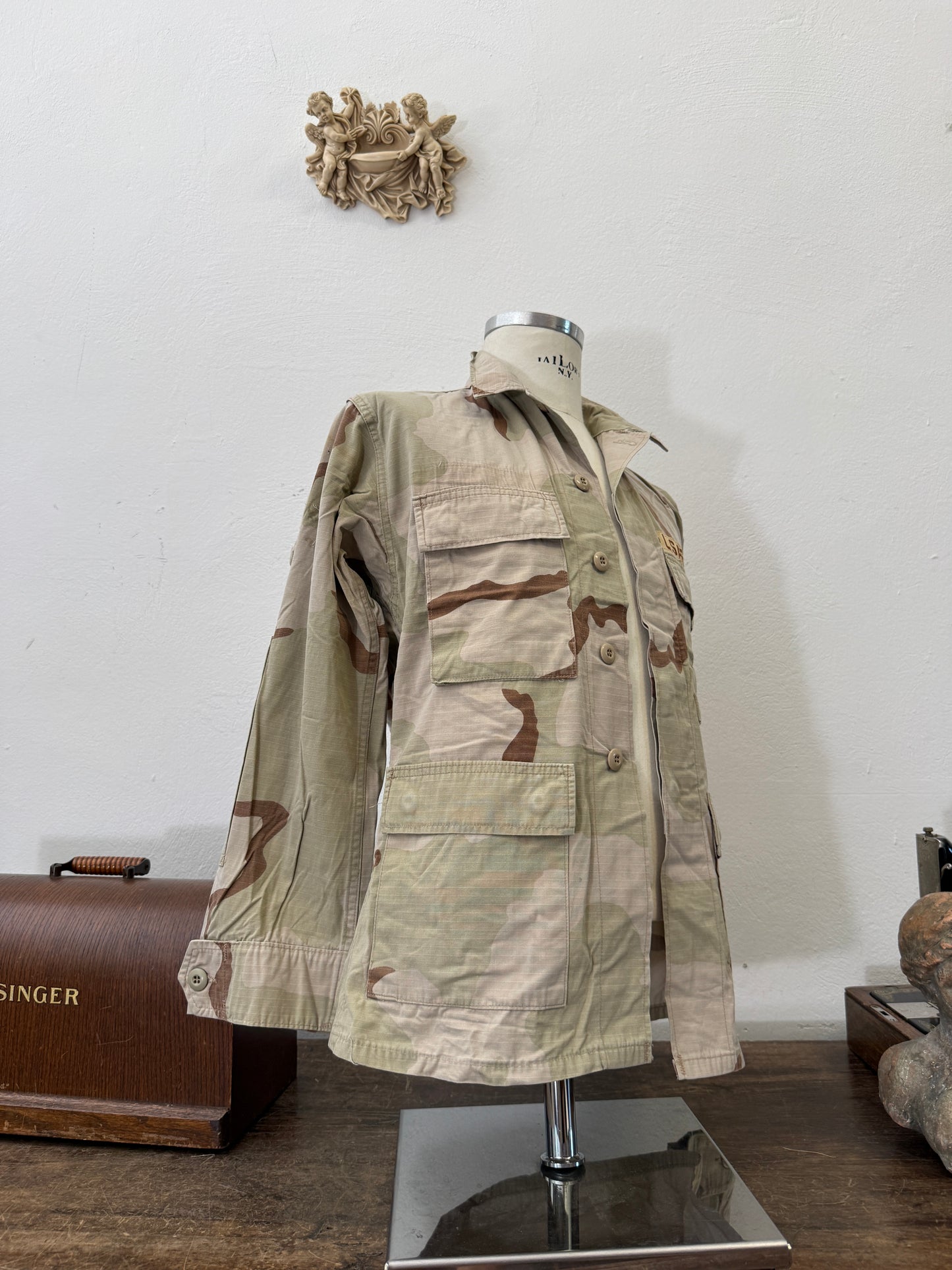Vintage BDU Camo Jacket Ripstop US Army “S”