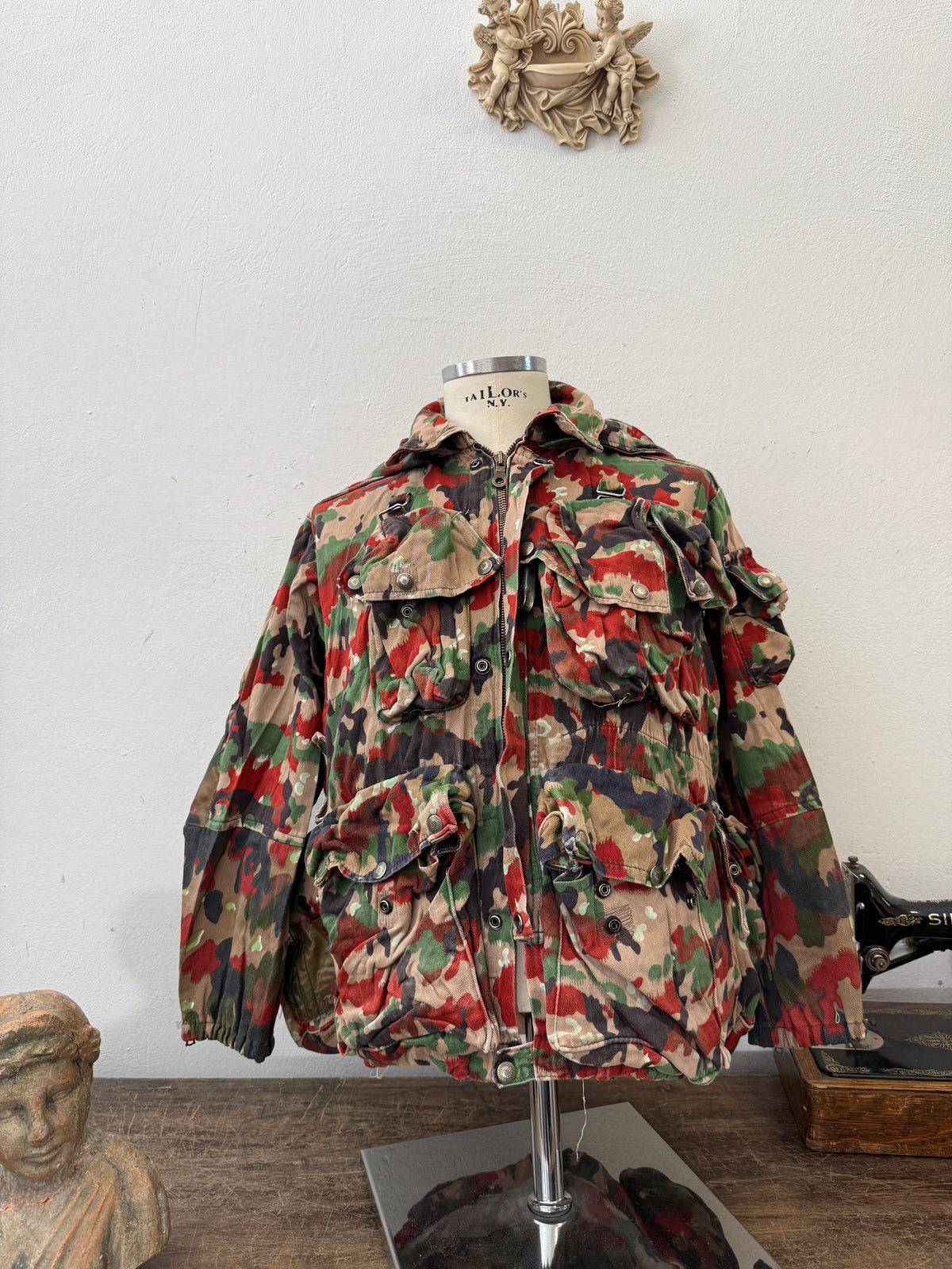 Vintage Swiss Army Camo Jacket M70 “S/M”