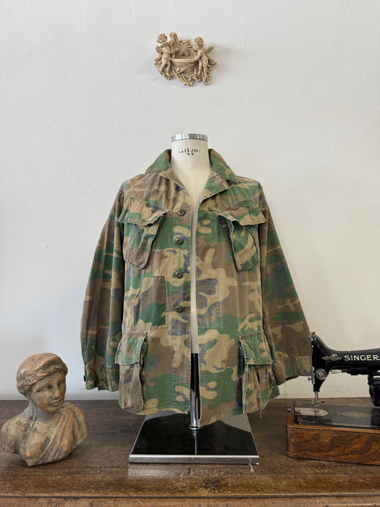 Vintage 60’s Jungle Jacket ERDL Ripstop “M”