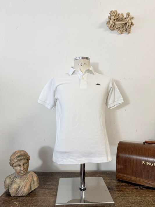 White Polo Lacoste “S”