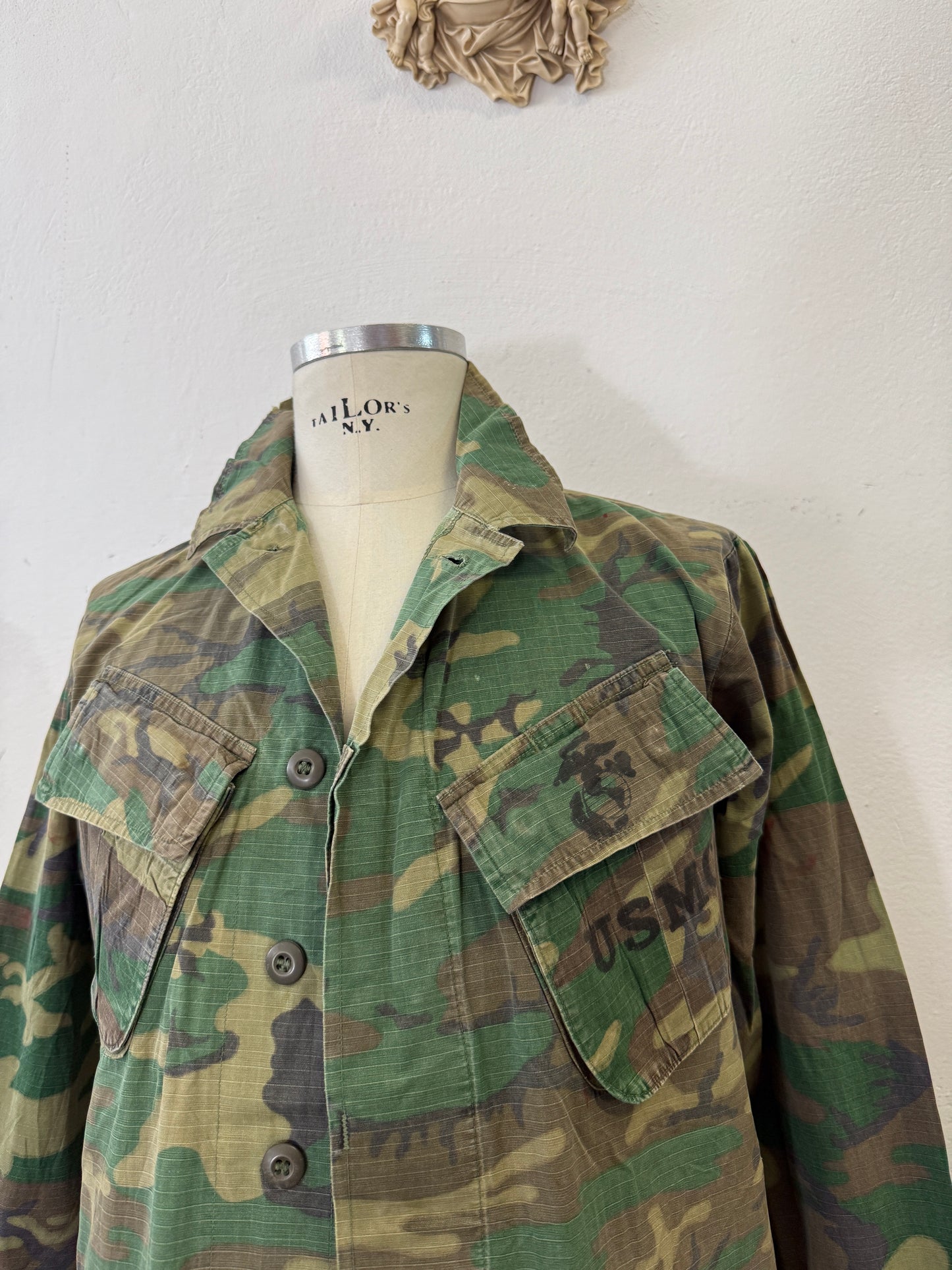Vintage 70’s Ripstop Jungle Jacket ERDL USMC “M”