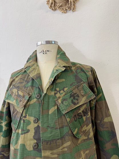 Vintage 70’s Ripstop Jungle Jacket ERDL USMC “M”
