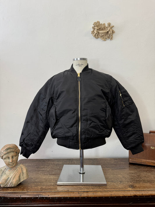 Black Bomber Jacket MA1