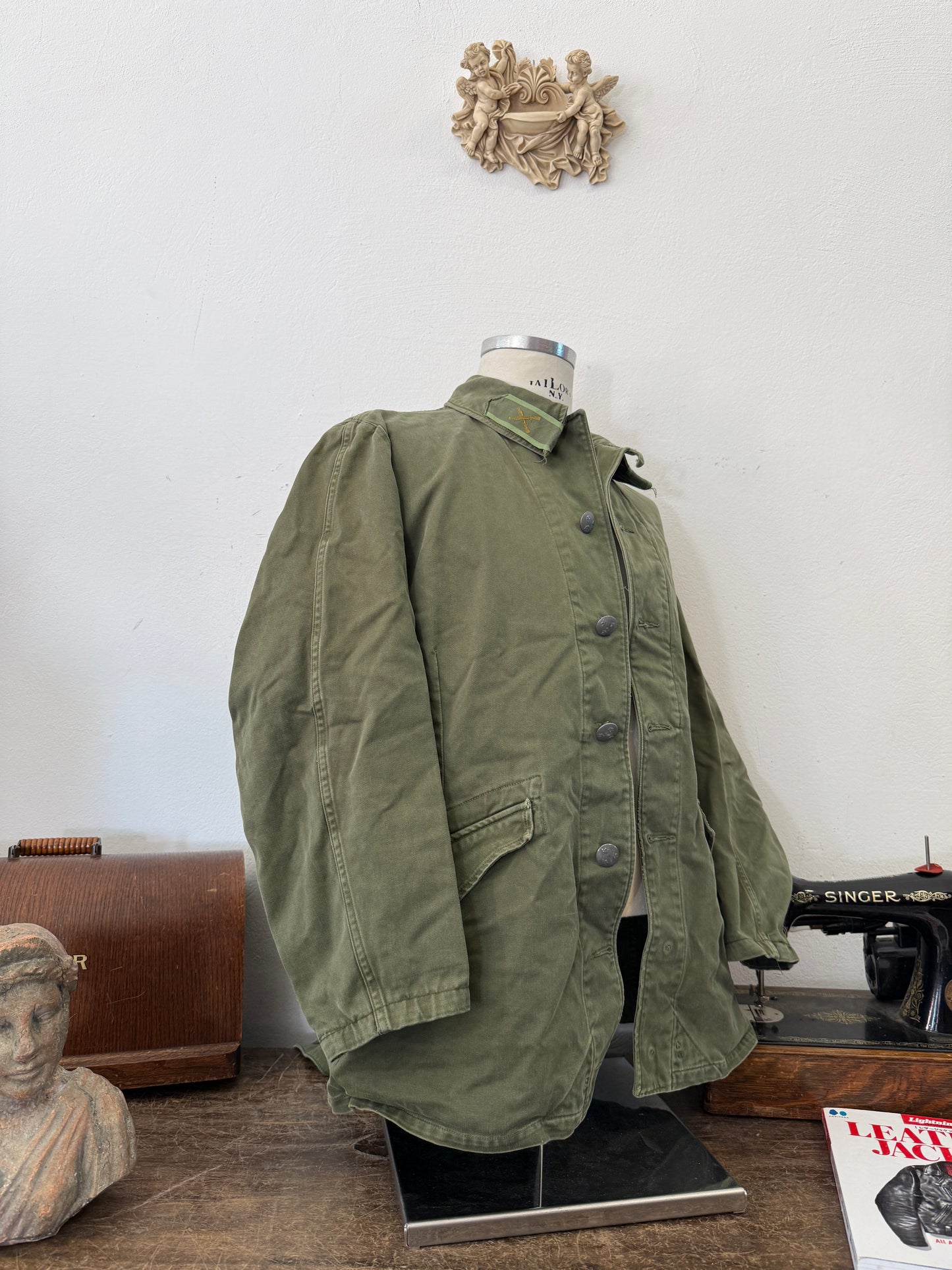 Vintage 70’s Swedish Army Jacket “M/L”