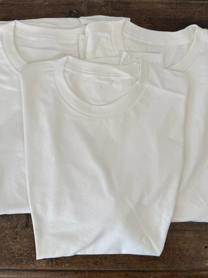 Pack of Three White T-Shirts