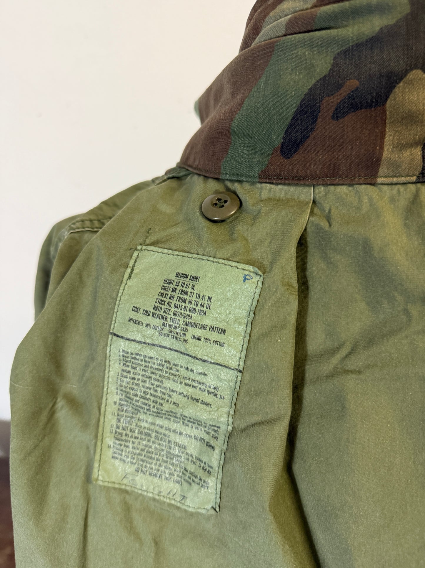 Vintage Woodland Field Jacket M65 Us Army “M/L”