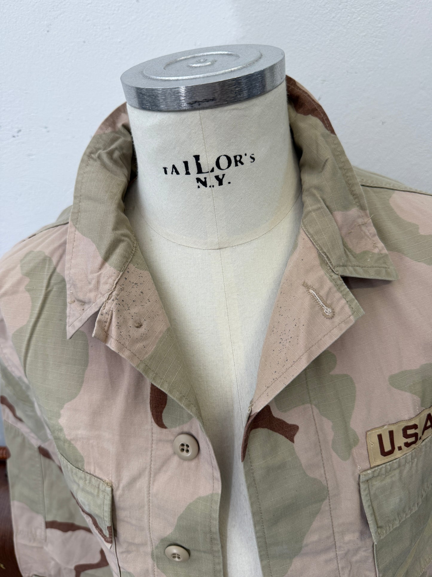 Vintage BDU Camo Jacket Ripstop US Army – L/XL