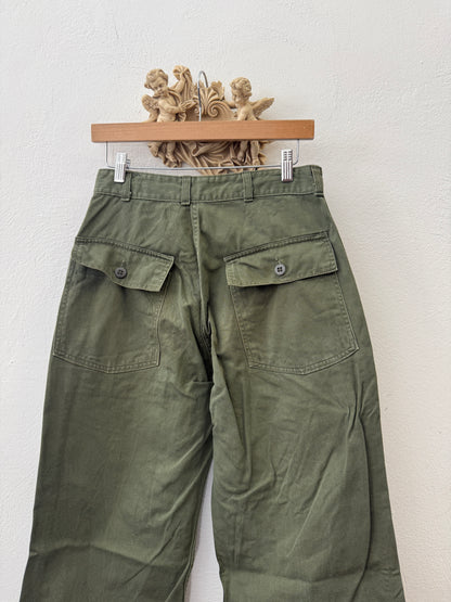 Vintage Og 107 Us Army Fatigue Pants “W27”