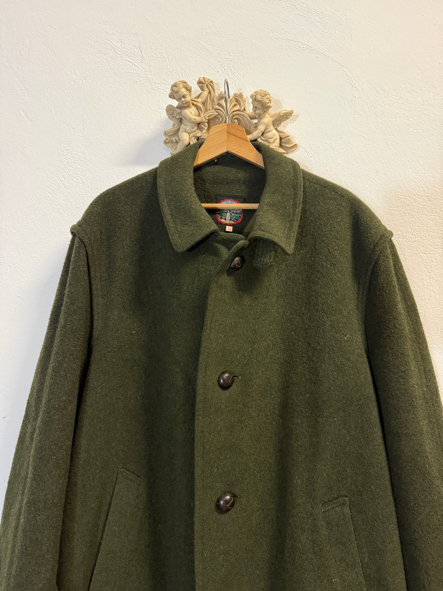 Vintage 80’s Loden Coat “XL”