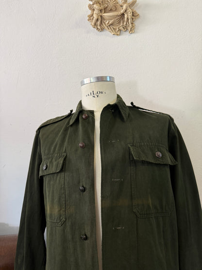 Vintage 80’s Faded Hungarian Army Shirt “S”
