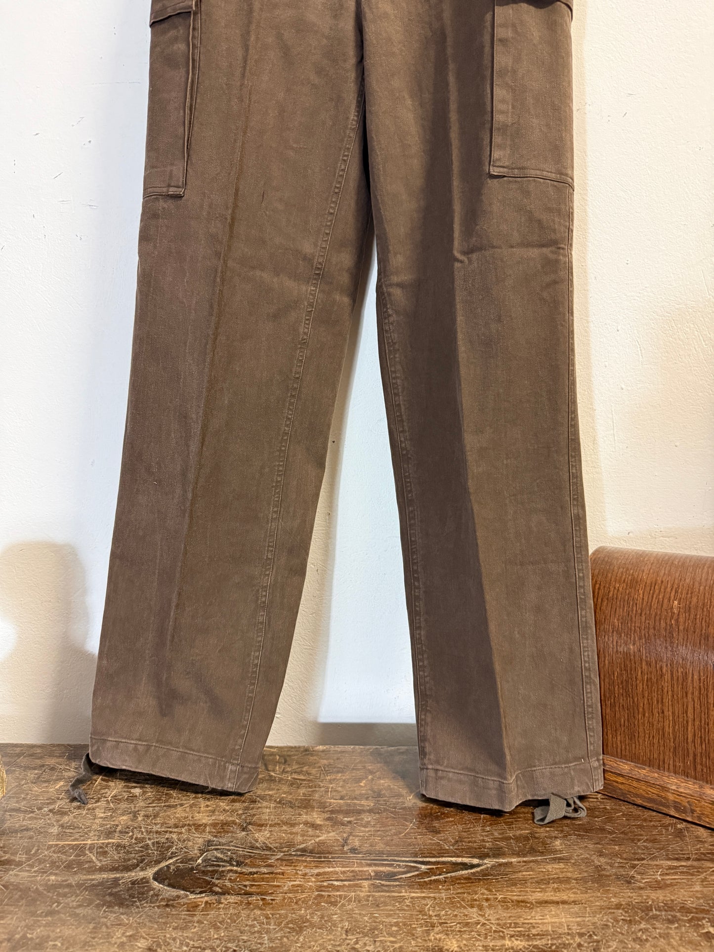 Vintage 80’s German Army Moleskin Cargo Pants “W33”