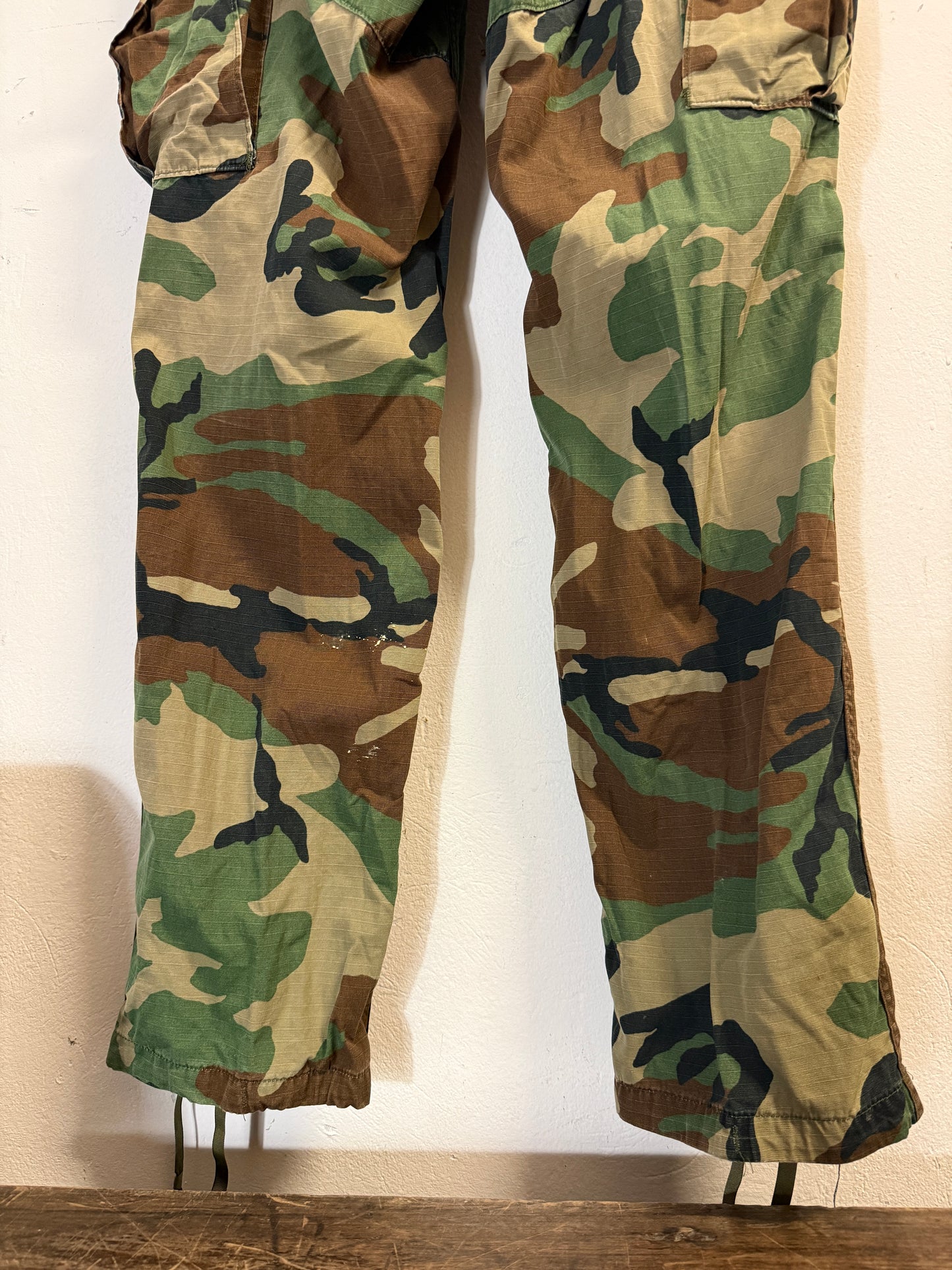 Vintage Woodland Camo Cargo Pants Us Army Rip Stop “W30”