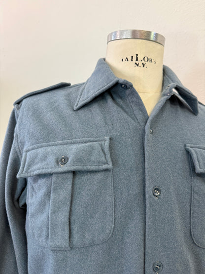 Vintage 60’s Italian Air Force Flannel Shirt “M”